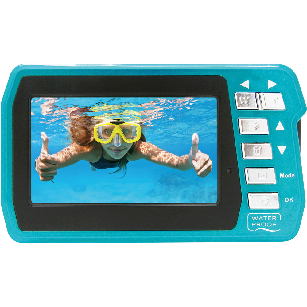 Easypix Aquapix W3048-I Edge Iceblue HD Digital Camera Image 3