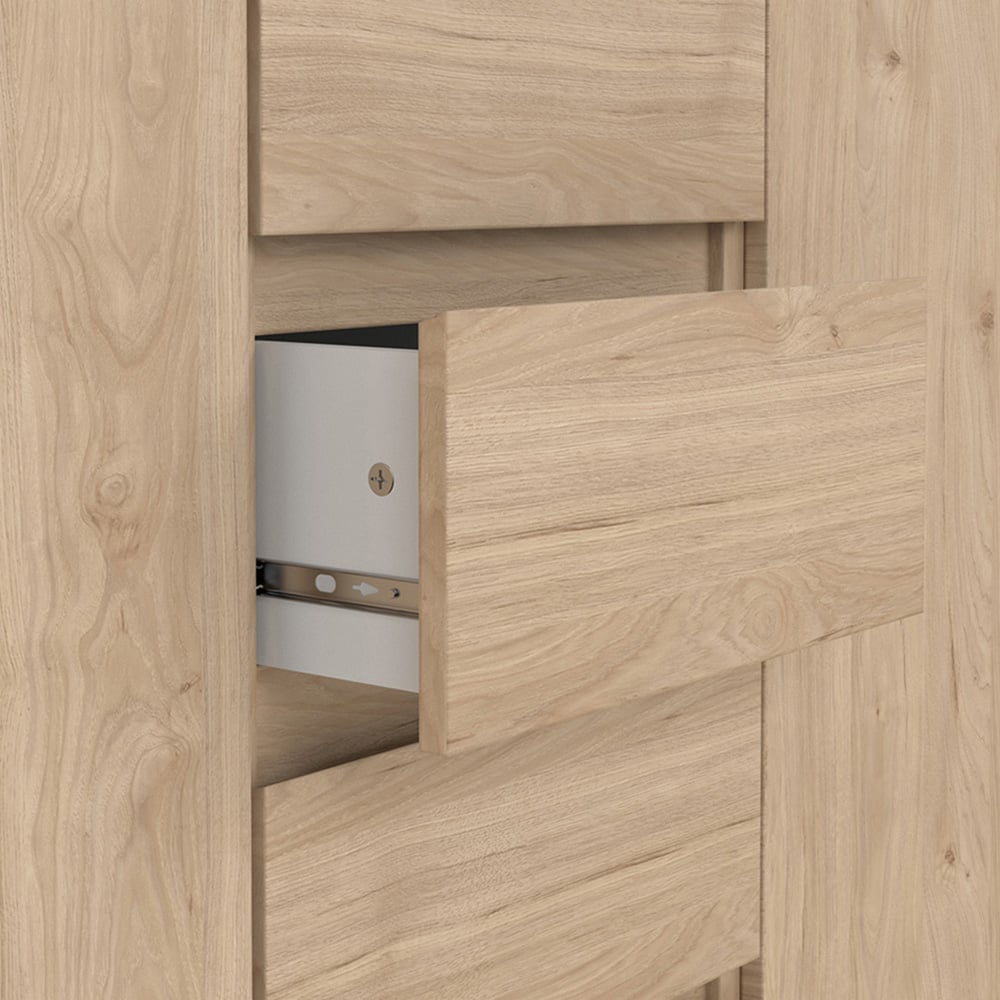 Florence 2 Door 4 Drawer Jackson Hickory Oak Sideboard Image 3