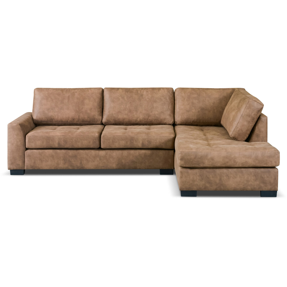 Mayfair Large Corner Sofa Brown Right-hand Image 7