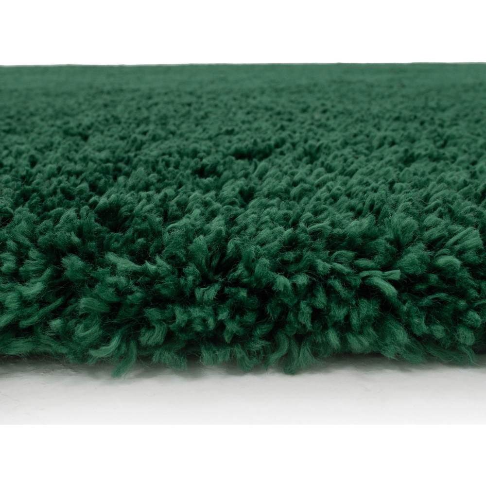 Kukoon Nore Dark Green Soft Shaggy Rug 200 x 290cm Image 4