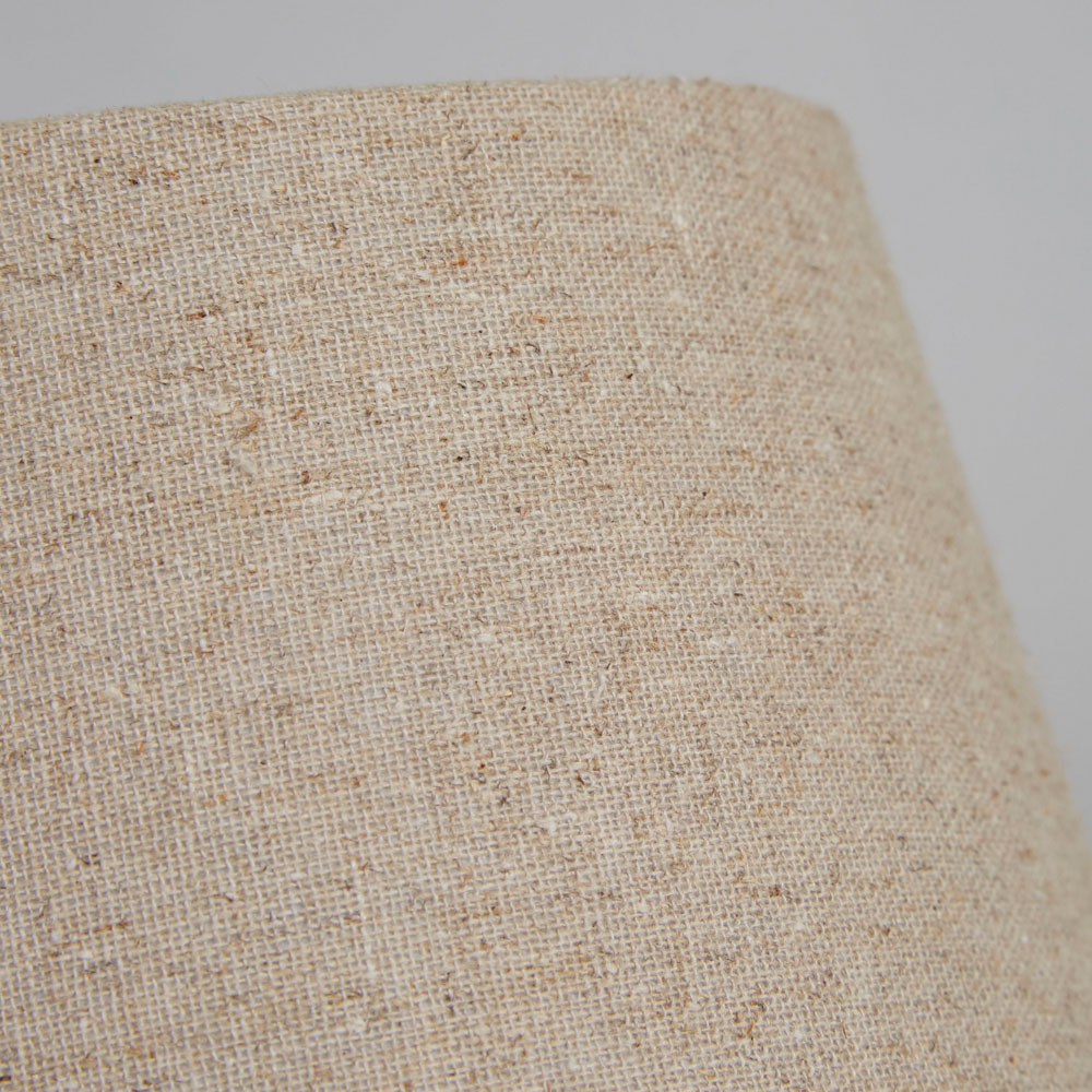 Lighting Collection Underwood Cream Linen Tapered Lamp Shade 20cm Image 4