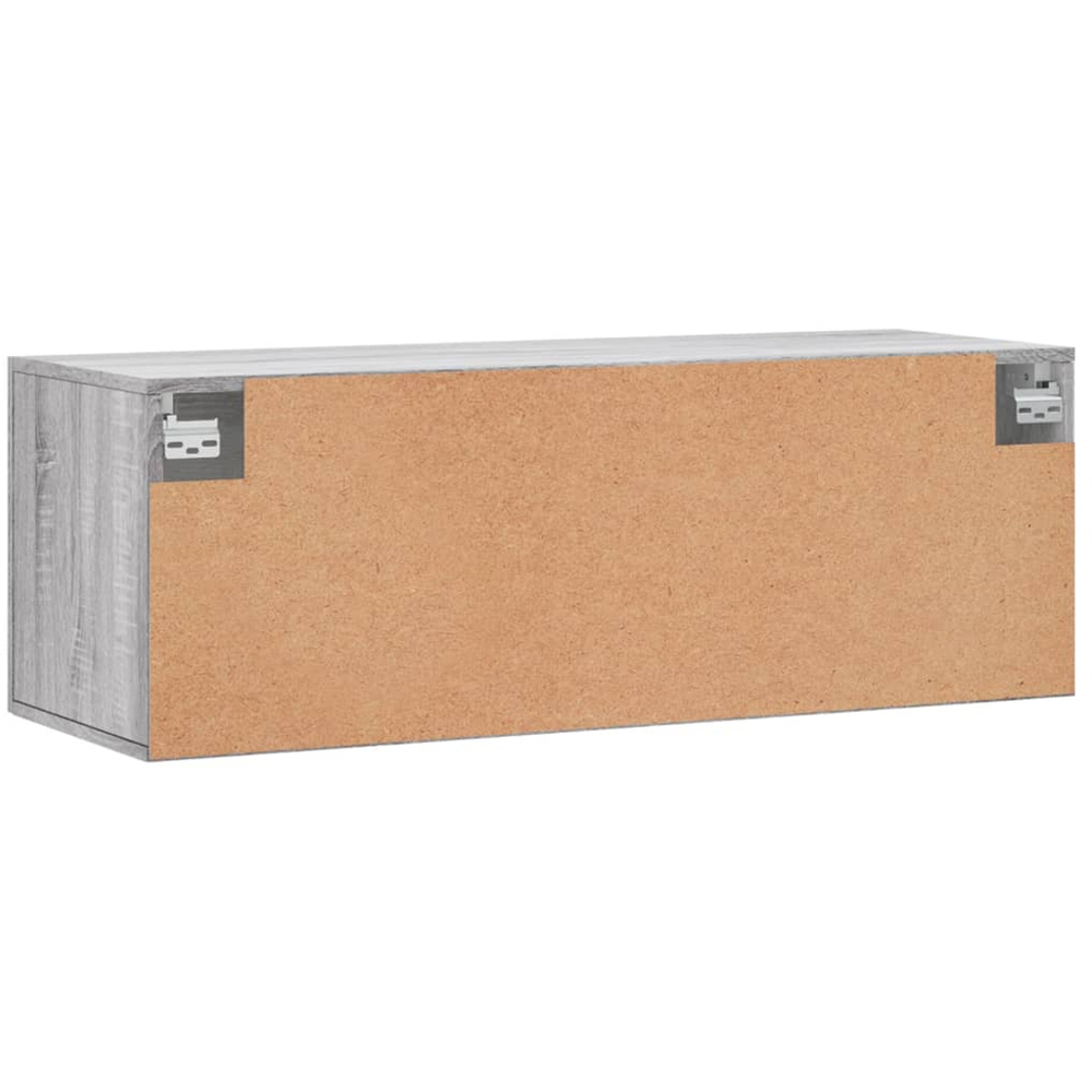 vidaXL 2 Door Grey Sonoma Oak Wall Cabinet Image 8
