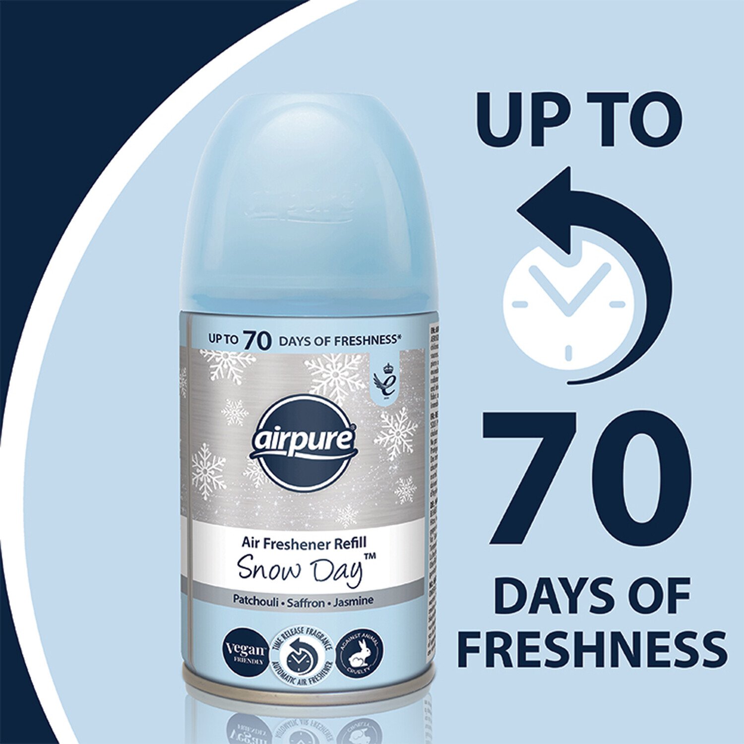Airpure Air Freshener Auto Spray Refill Snow Day Image 3