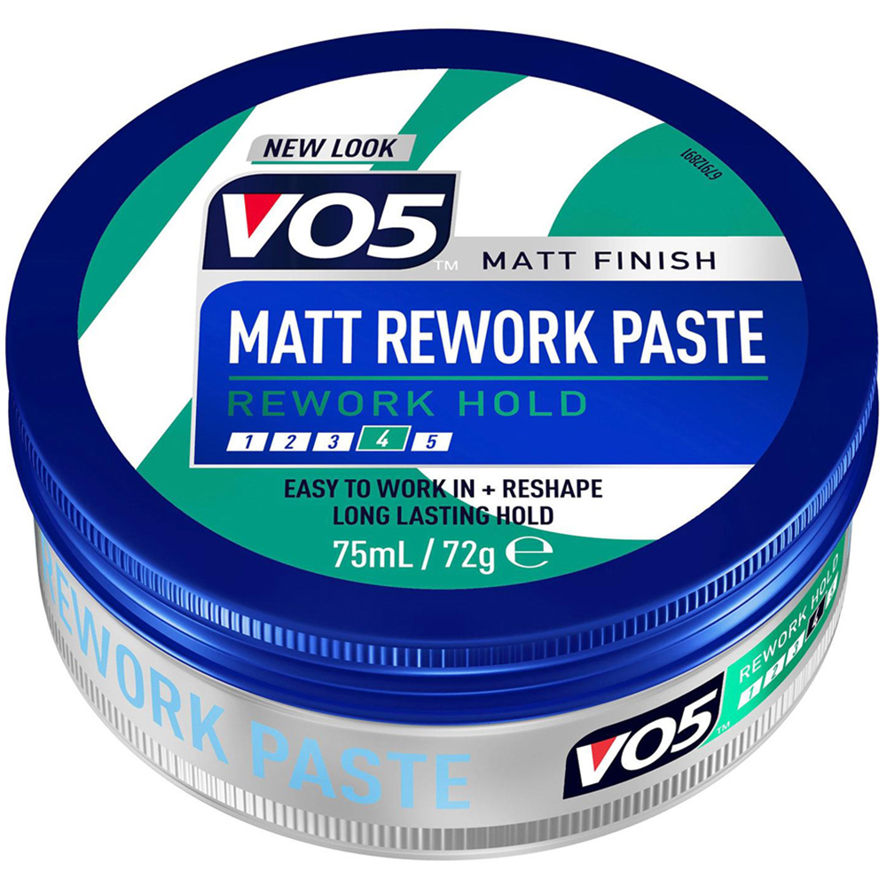 VO5 Matt Rework Hair Paste 75ml 3 Pack Image 2