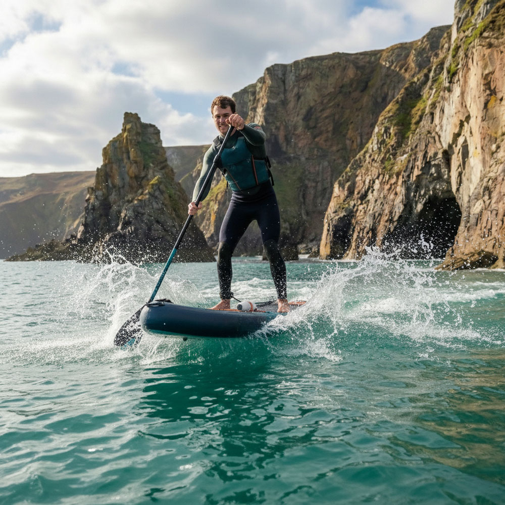 Wave Pro 3.0 SUP 12.6ft Navy Inflatable Paddleboard Image 4