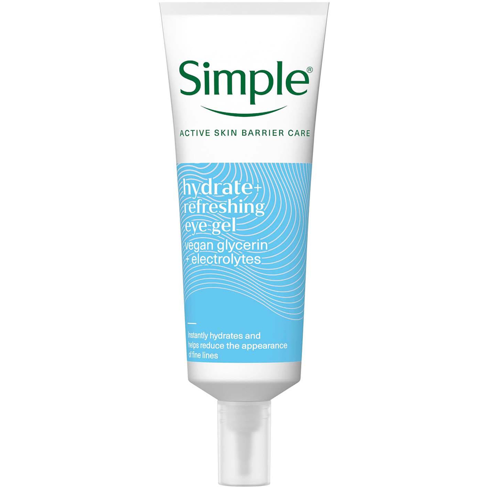 Simple Hydrate+ Eye Gel Soothing Hydration Tired Eyes Balm Cream 25ml 6 Pack Image 3