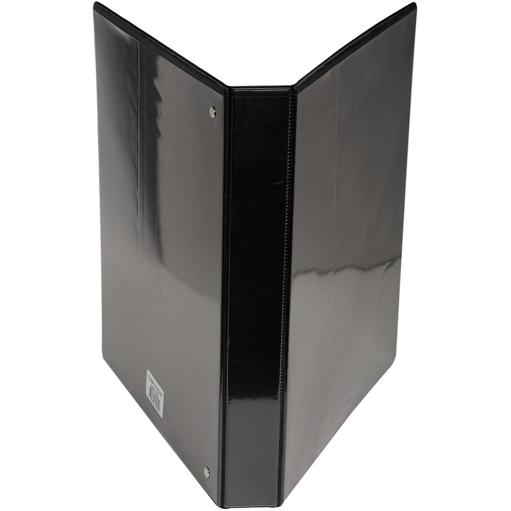 Exacompta Kreacover Black PP 4D Ring Binder with 3 Pockets 25mm 10 Pack Image 2
