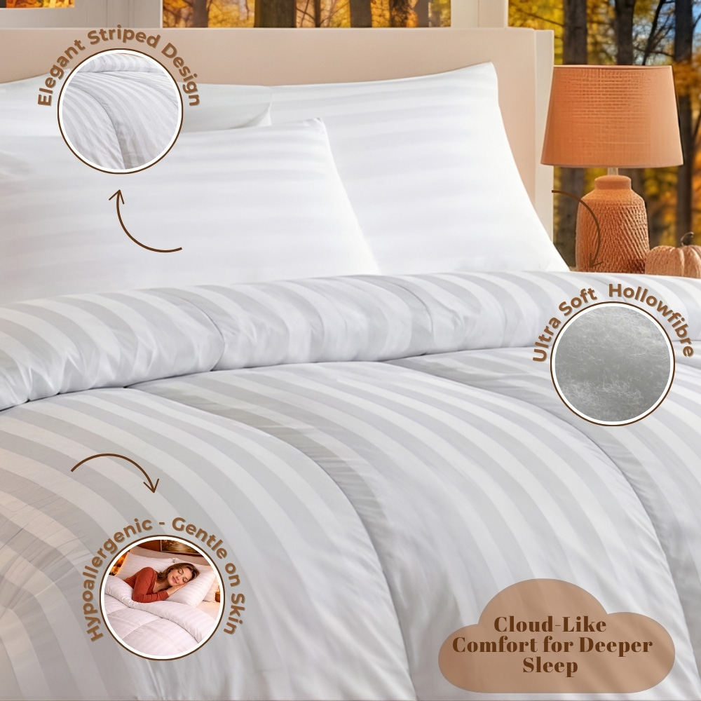 MHG Living Single All Season Hollowfibre Duvet 10.5 Tog Image 3