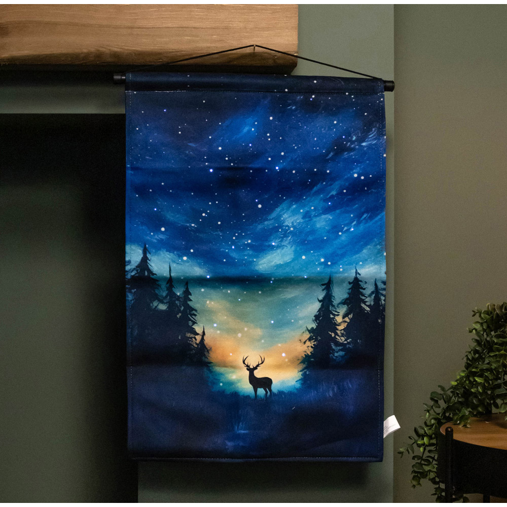 Samuel Alexander Stag Light Up Hanging Banner 60 x 40cm Image 4