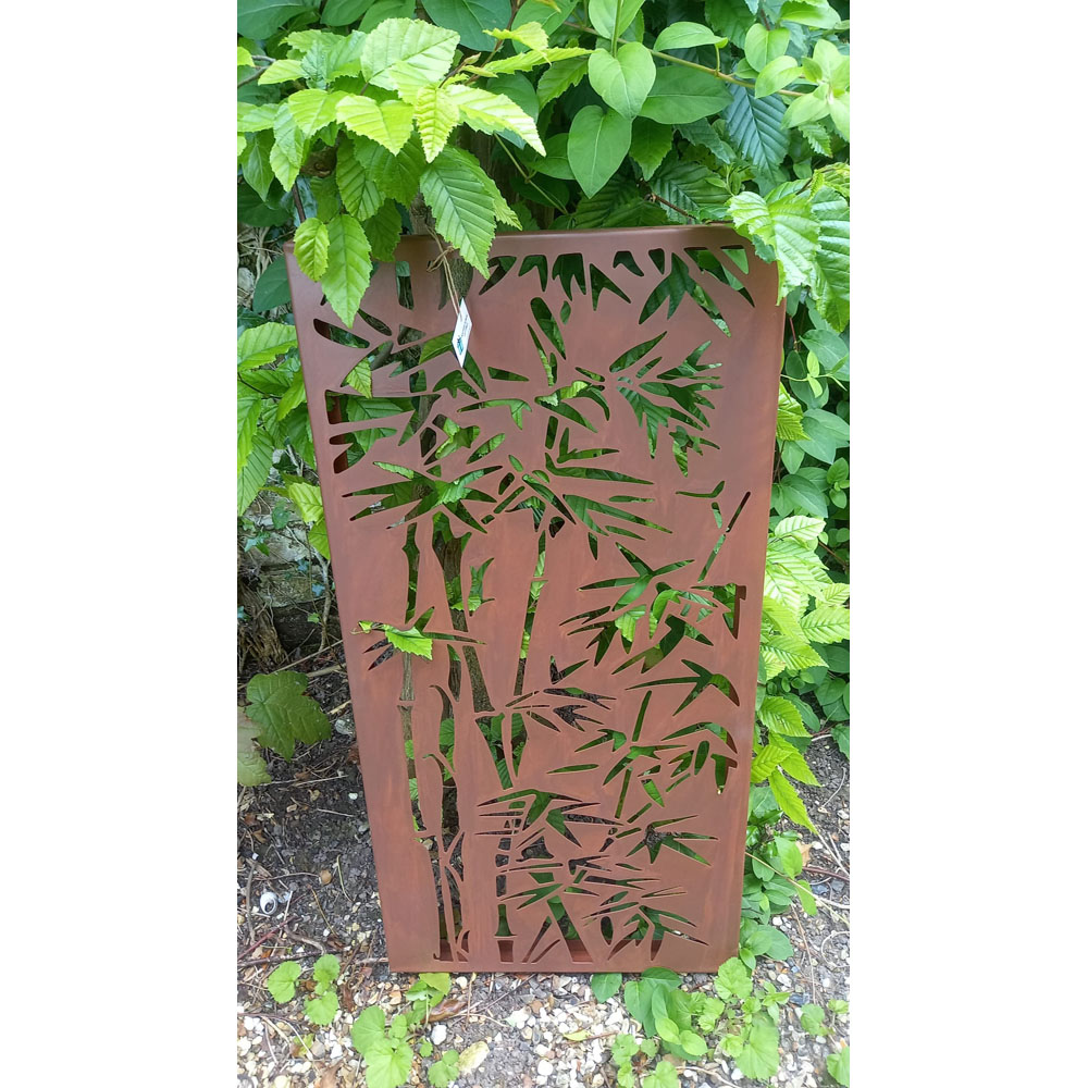 Inspirational Gifting Bamboo Decorative Steel Screen Wall Art 78 x 39cm Image 3