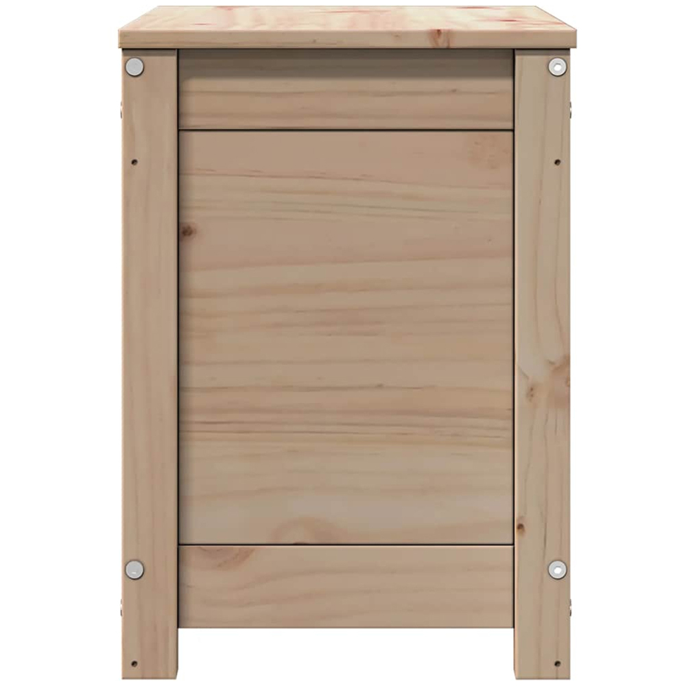 vidaXL Brown Solid Pinewood Storage Box Image 7