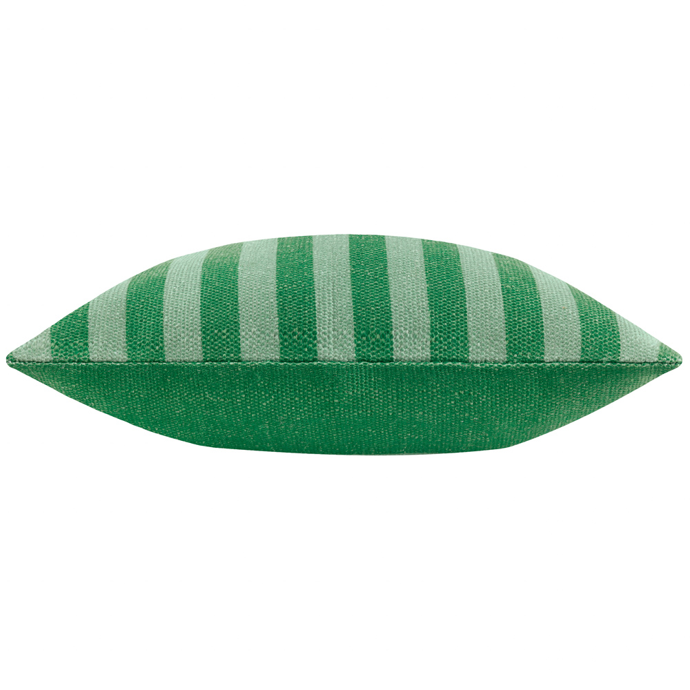 furn. Deck Stripe Green Woven Polyester Filled Outdoor Cushion 59 x 59cm Image 4