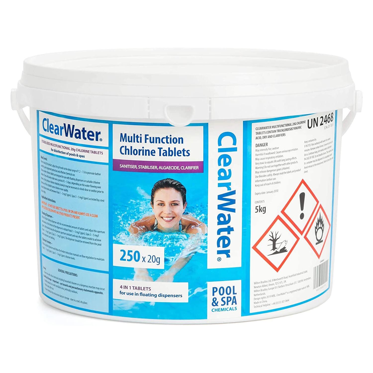 Clearwater MultiFunction Chlorine Tablets Image