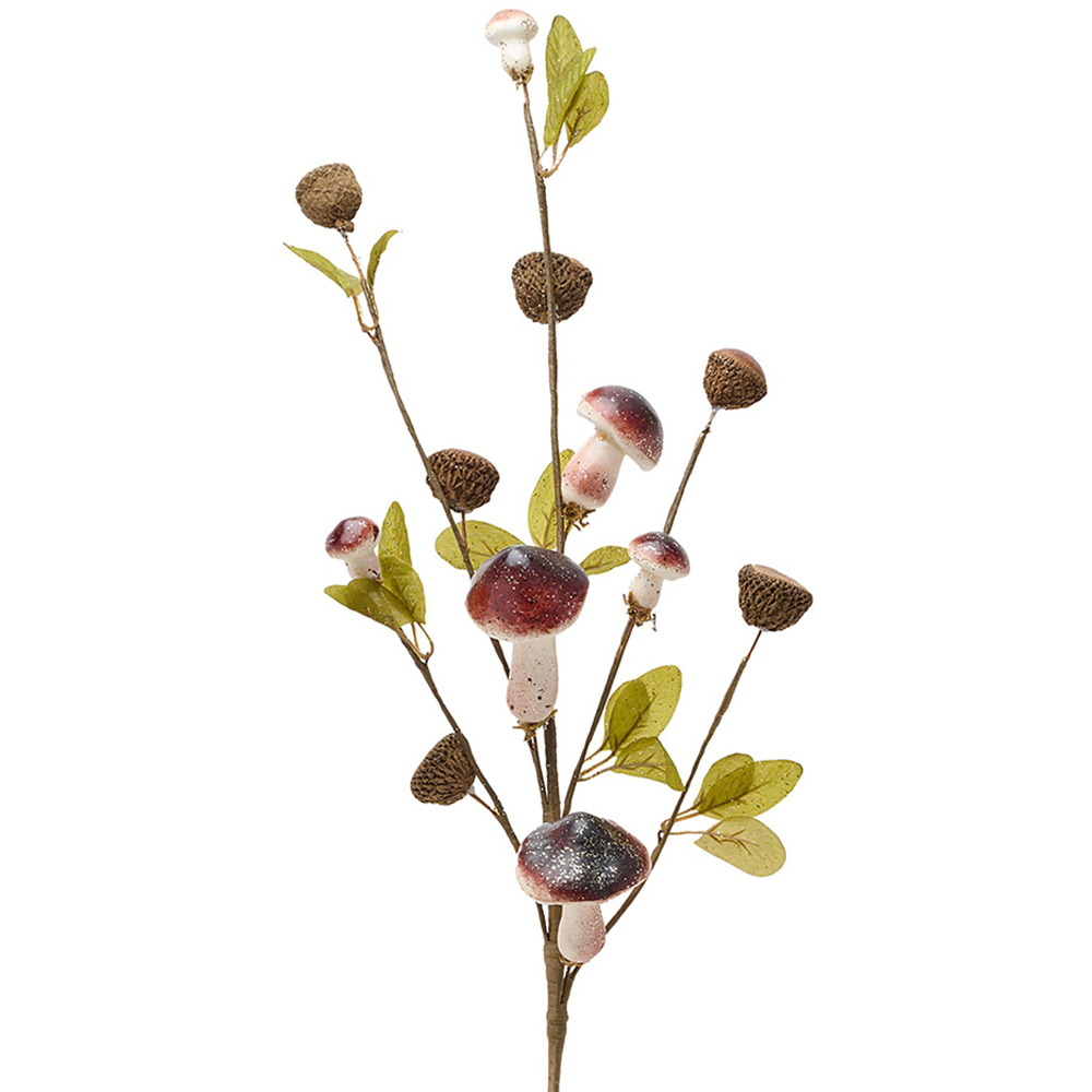 The Christmas Gift Co Mushroom Branch Decoration Image 2