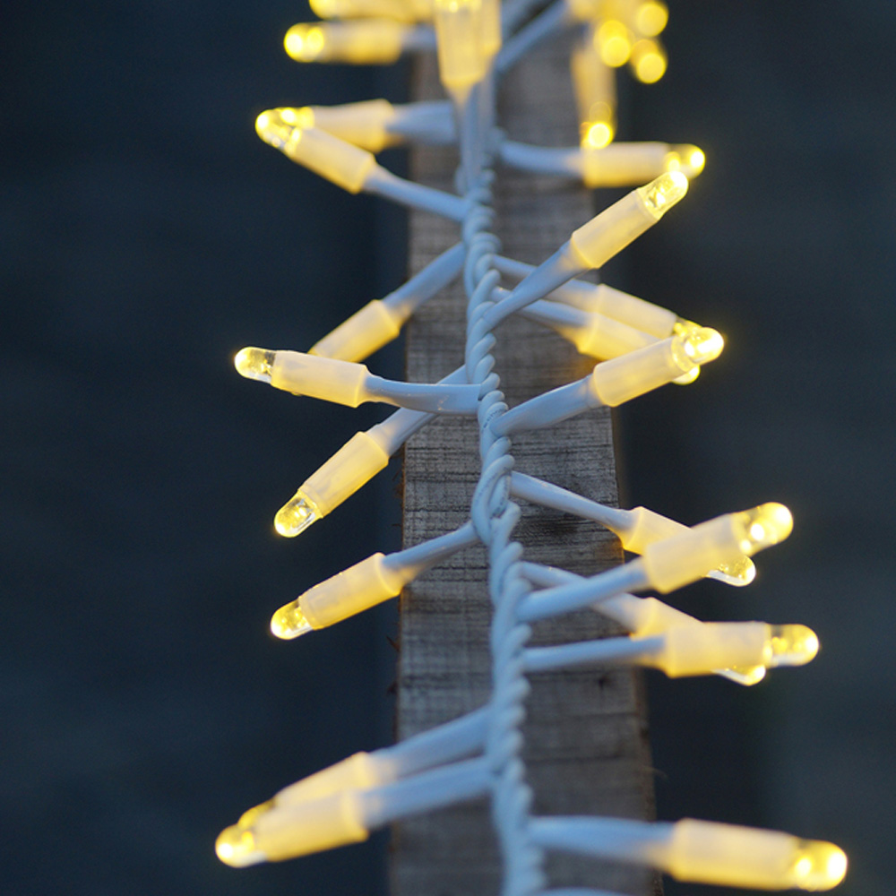 Eagle Connect 250 Warm White LED White Cluster Light 5m Image 4