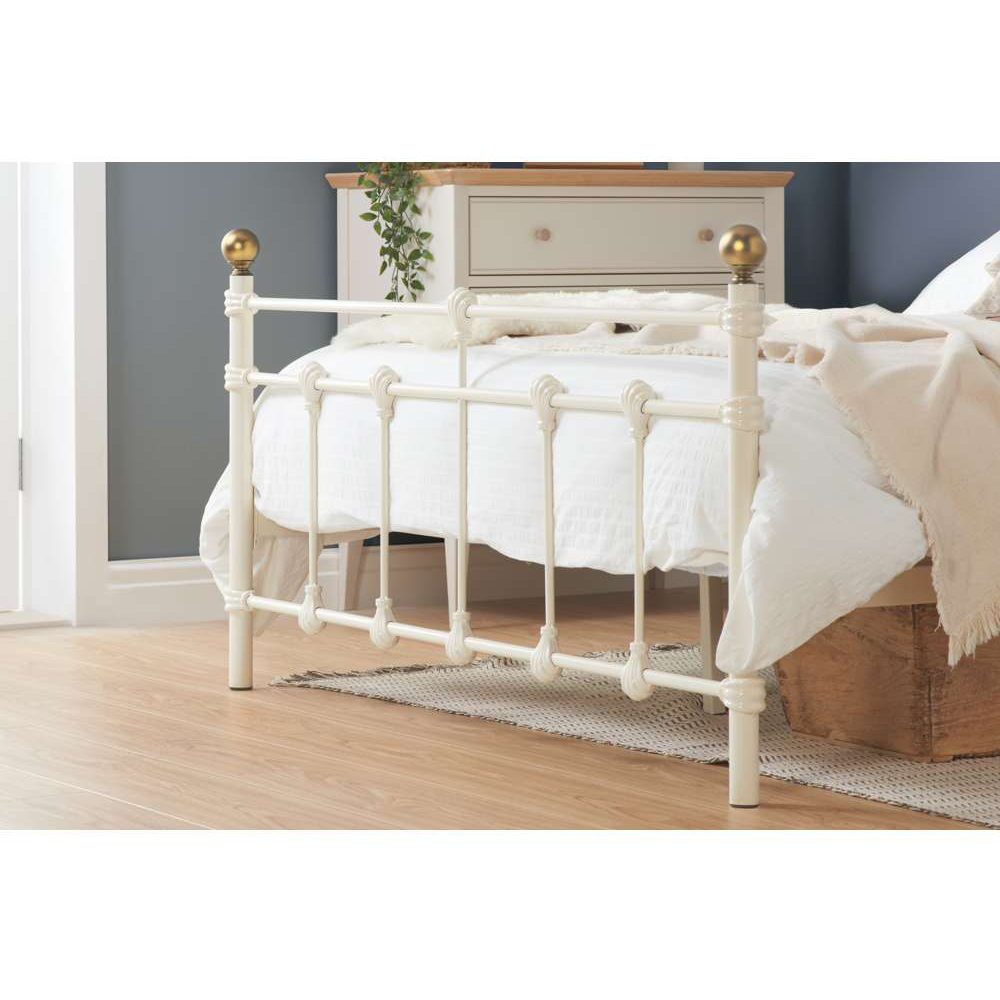 Atlas Small Double Cream Bed Image 7