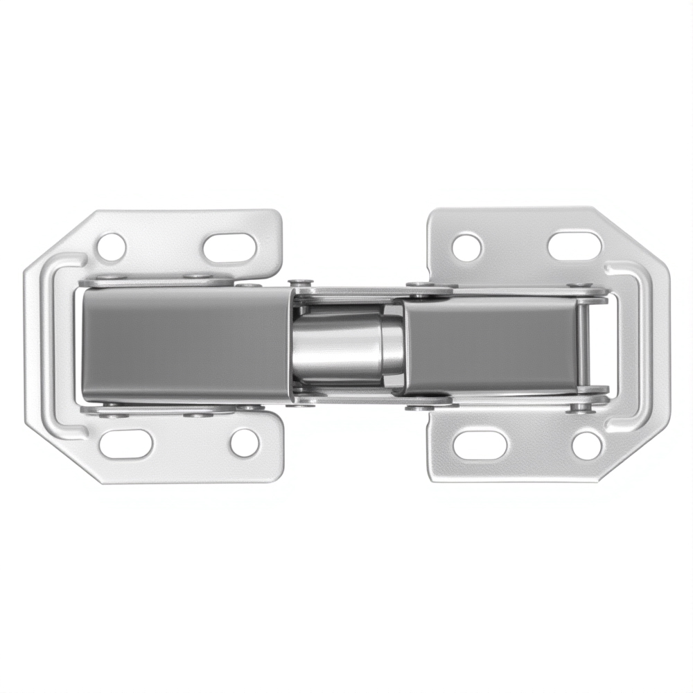Living and Home Silver Cold-Rolled Steel Cabinet Door Hinge 6 Pack Image 3