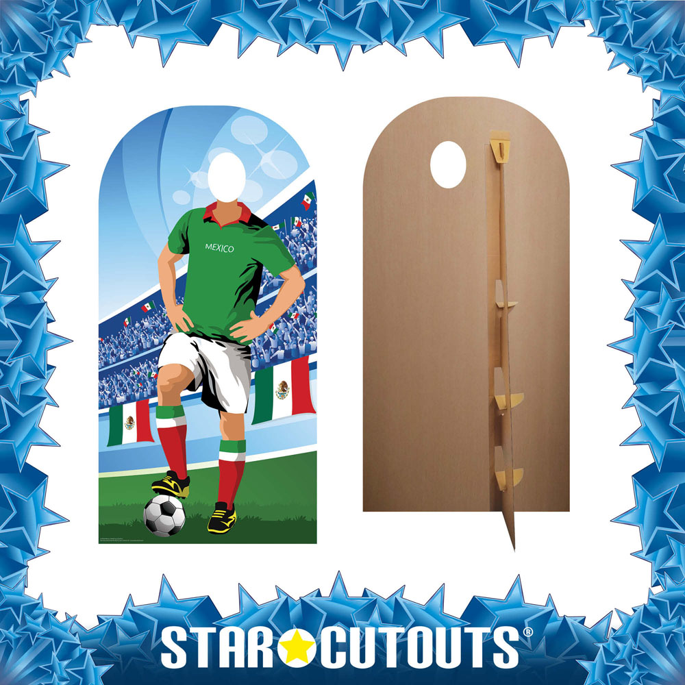 Star Cutouts Ltd Mexico World Cup Football Stand-In Cutout 6.2ft Image 2