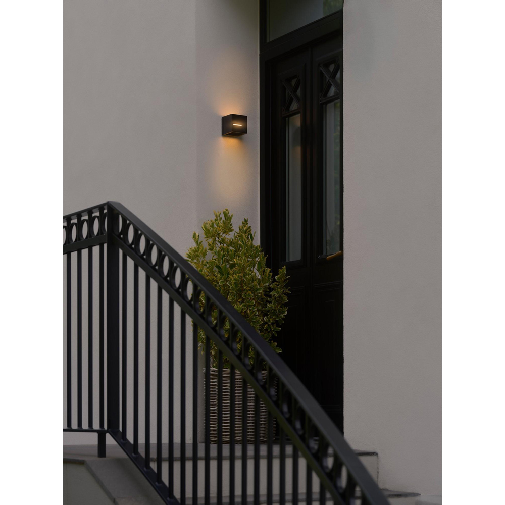 Nordlux Rivo 240 Lumens 3000K Black LED Wall Light Image 6