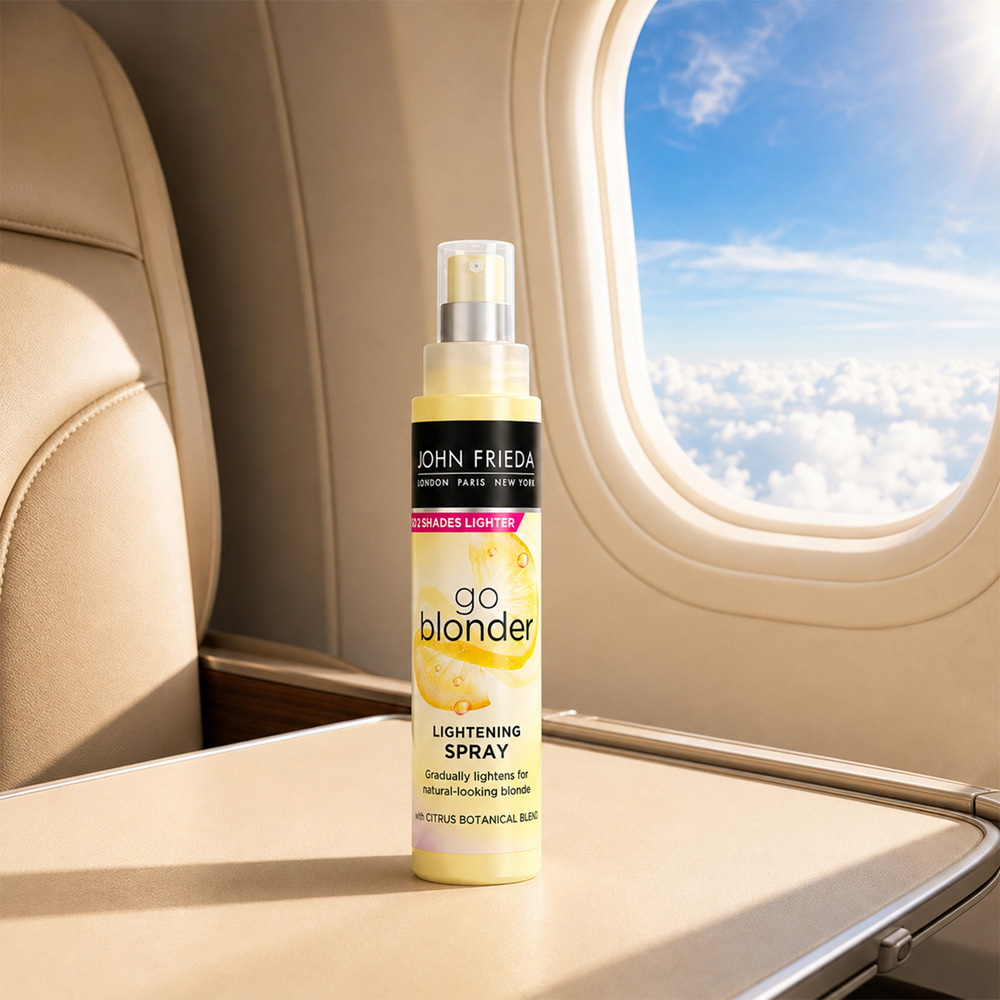 John Frieda Go Blonder Healthier-Looking Blonde Hair Lightening Spray 100ml 3 Pack Image 2