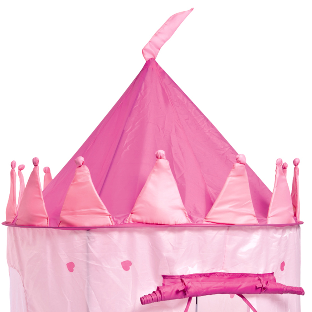 Charles Bentley Pink Children's Princess Play Tent Image 2