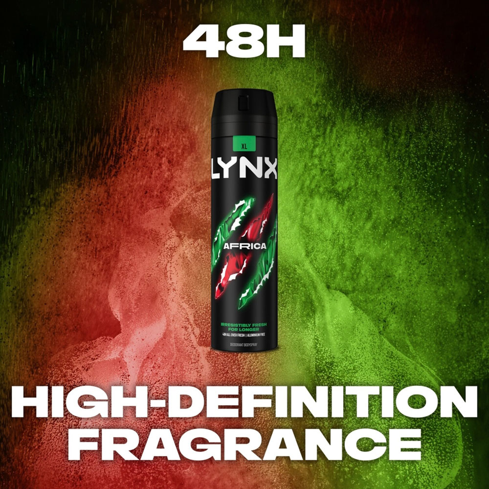 Lynx Deodorant Body Spray Africa Image 5