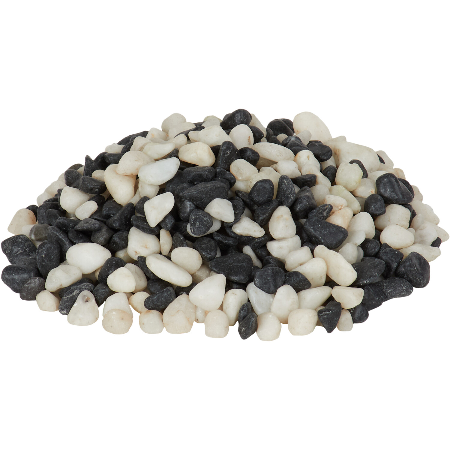 Fish Tank Gravel - Black and White Image 1