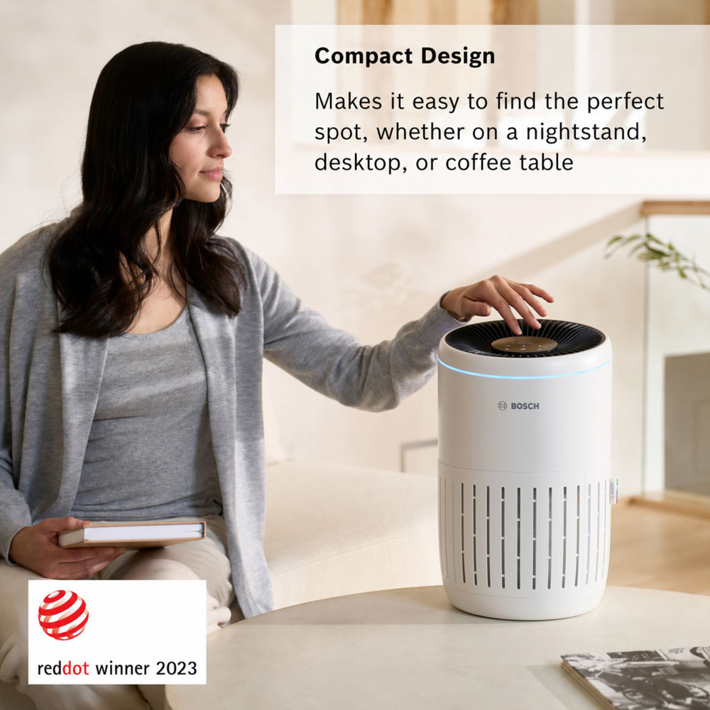 Bosch Air 2000 3-in-1 Black and White Compact Air Purifier Image 5