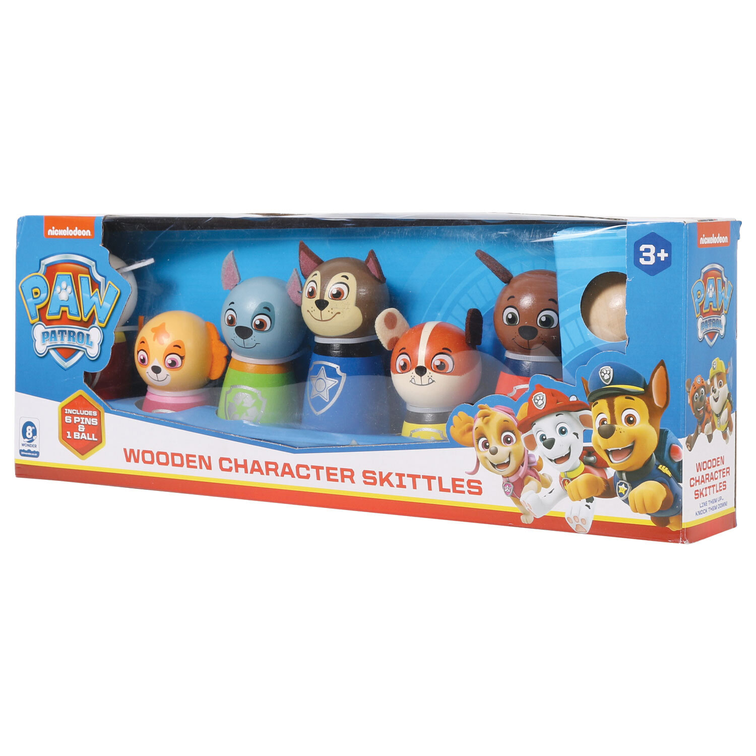 Paw Patrol Wooden Character Skittles Image 2