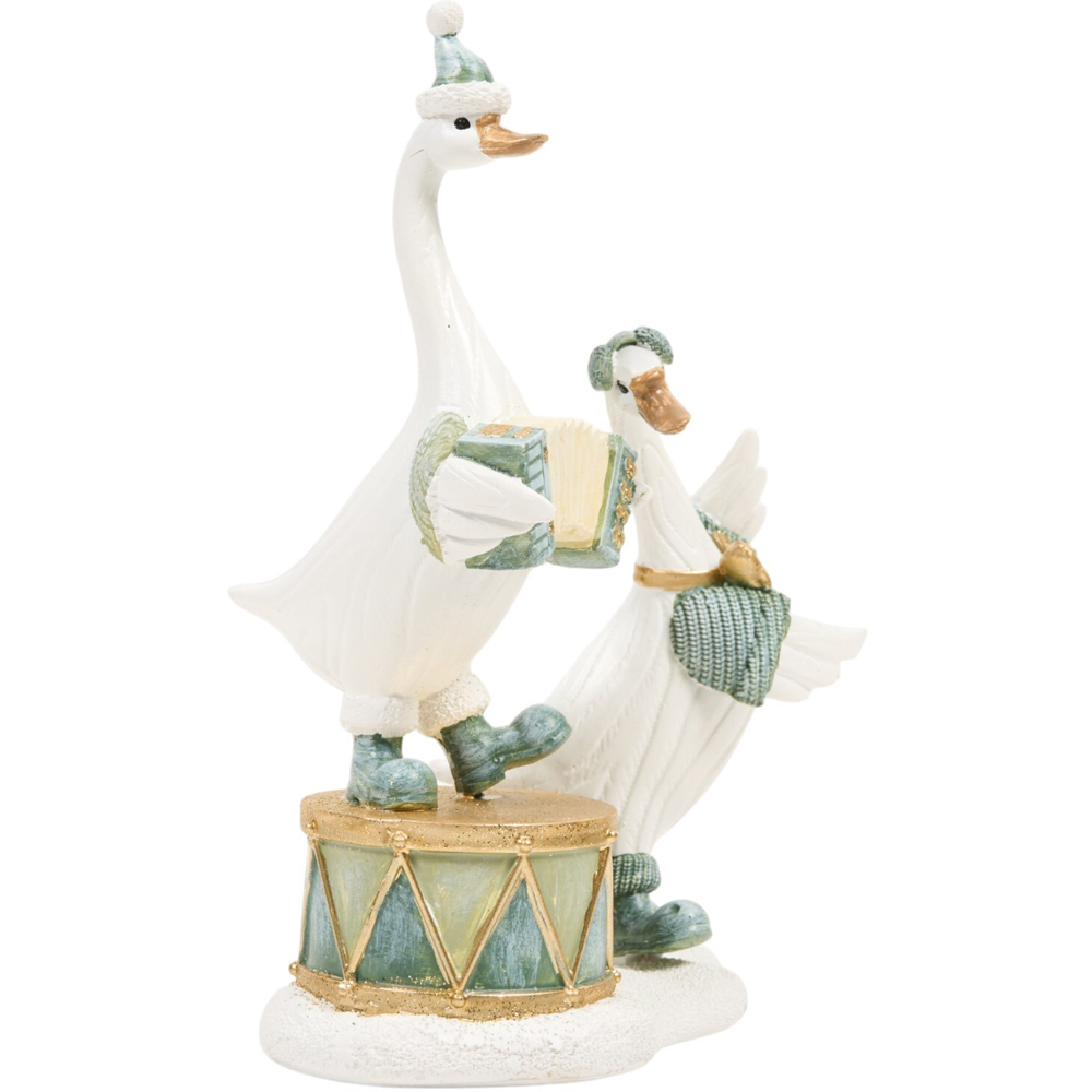 Winter Carol Geese Decoration Image 1