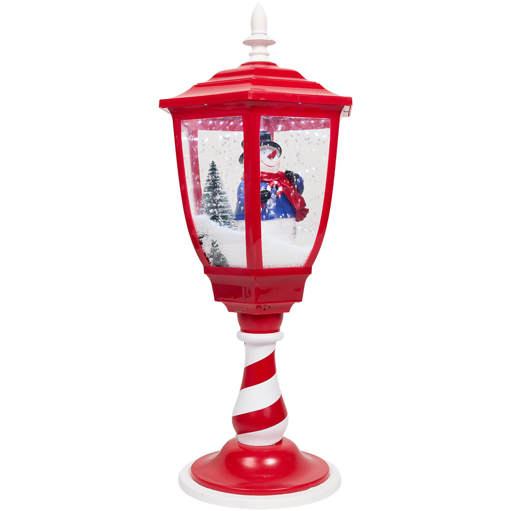 Red and White Table Lantern Image 3