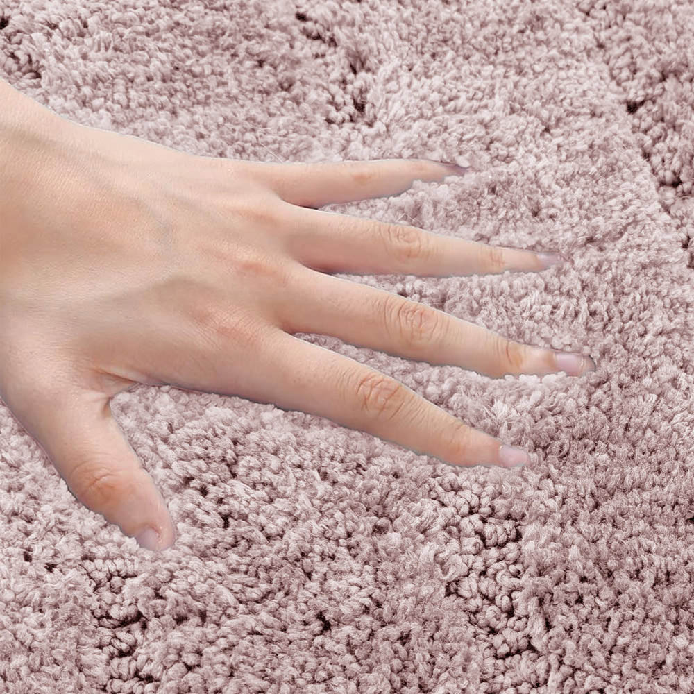 Velosso Lexington Blush Bath Mat Set Image 4