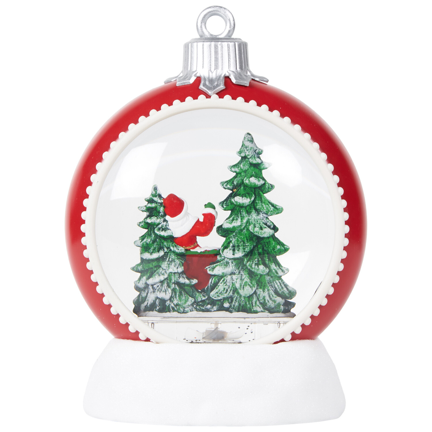 Glitter Spinning Bauble Scene Multicolour Image 3
