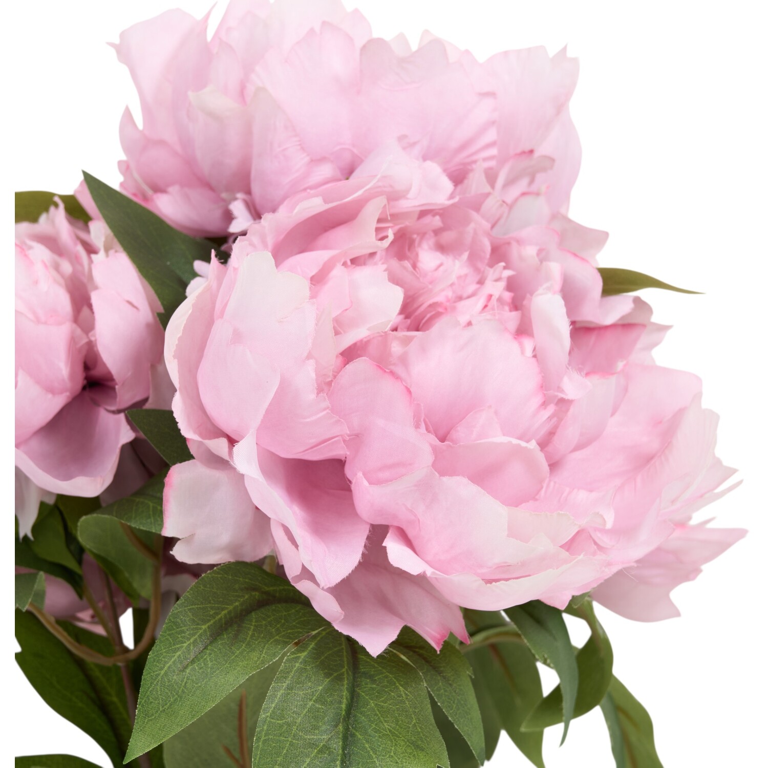Artificial Peony Bunch Bouquet Pink Image 2