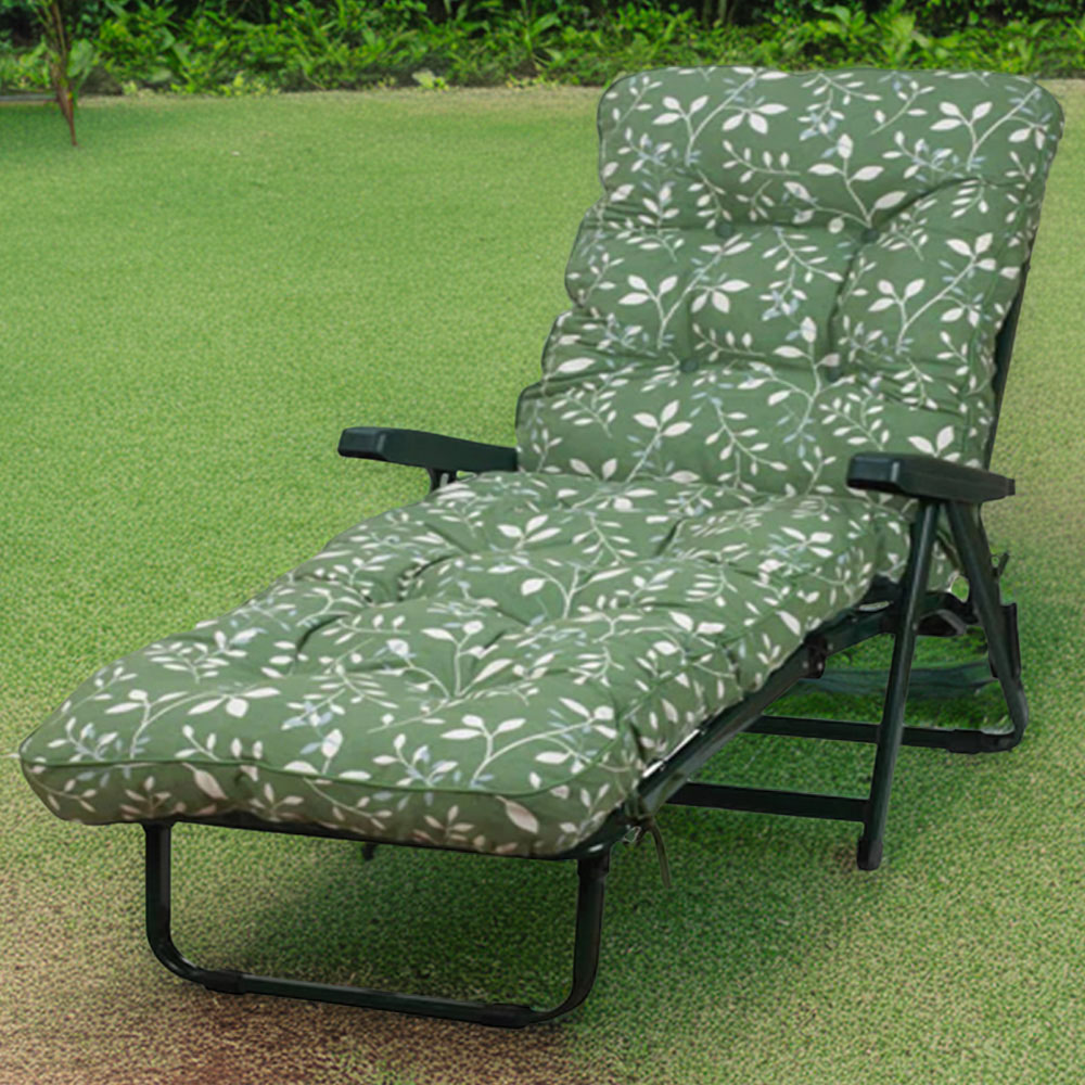 Glendale Deluxe Country Green Sunbed Image 1