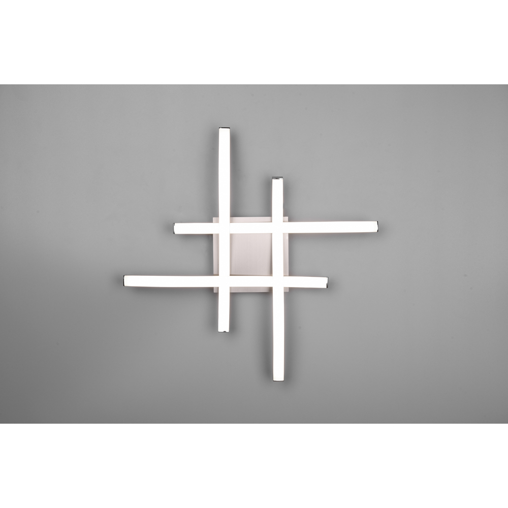 TRIO Route Matt Nickel 4 Light LED Ceiling Light Image 3