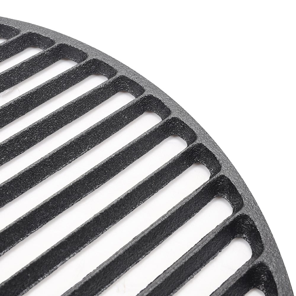 Living and Home Dia Cast Iron Round Dual-Sided BBQ Grilling Grate 45.5cm Image 4
