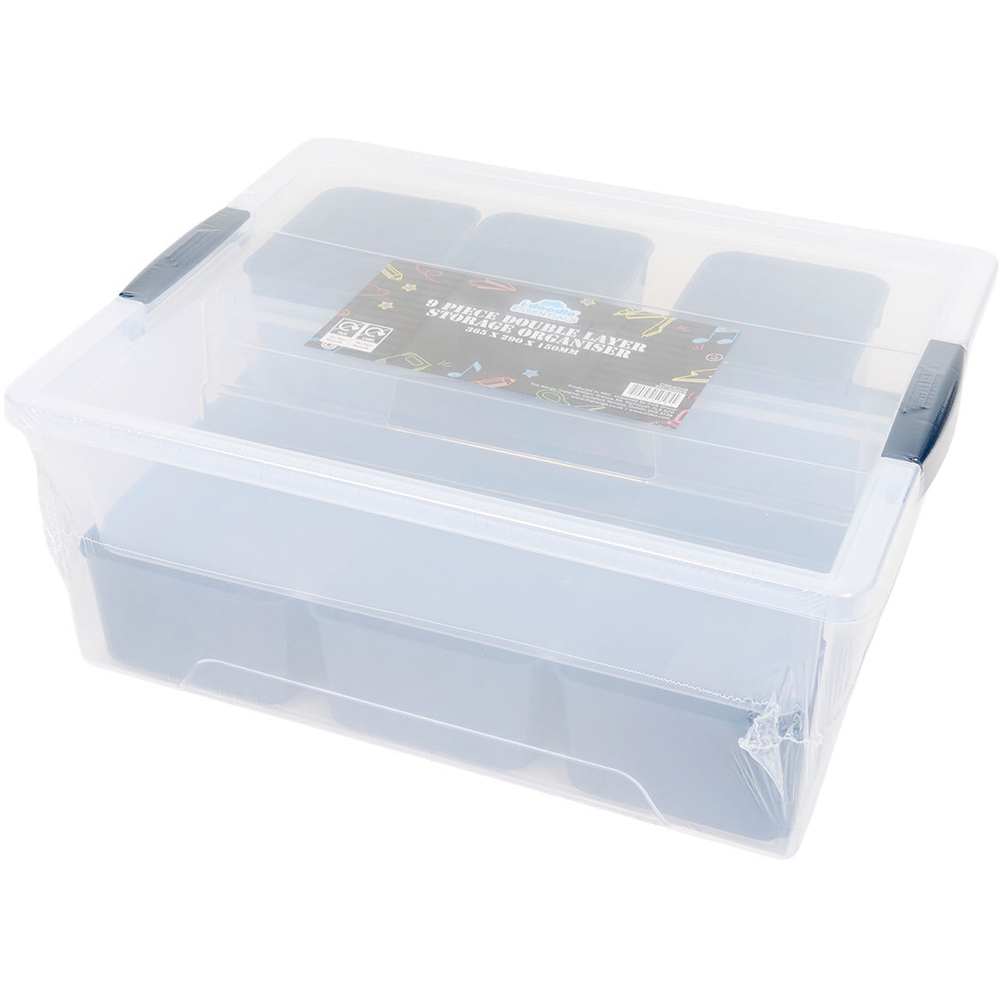 9 Piece Double Layer Storage Organiser Image 2