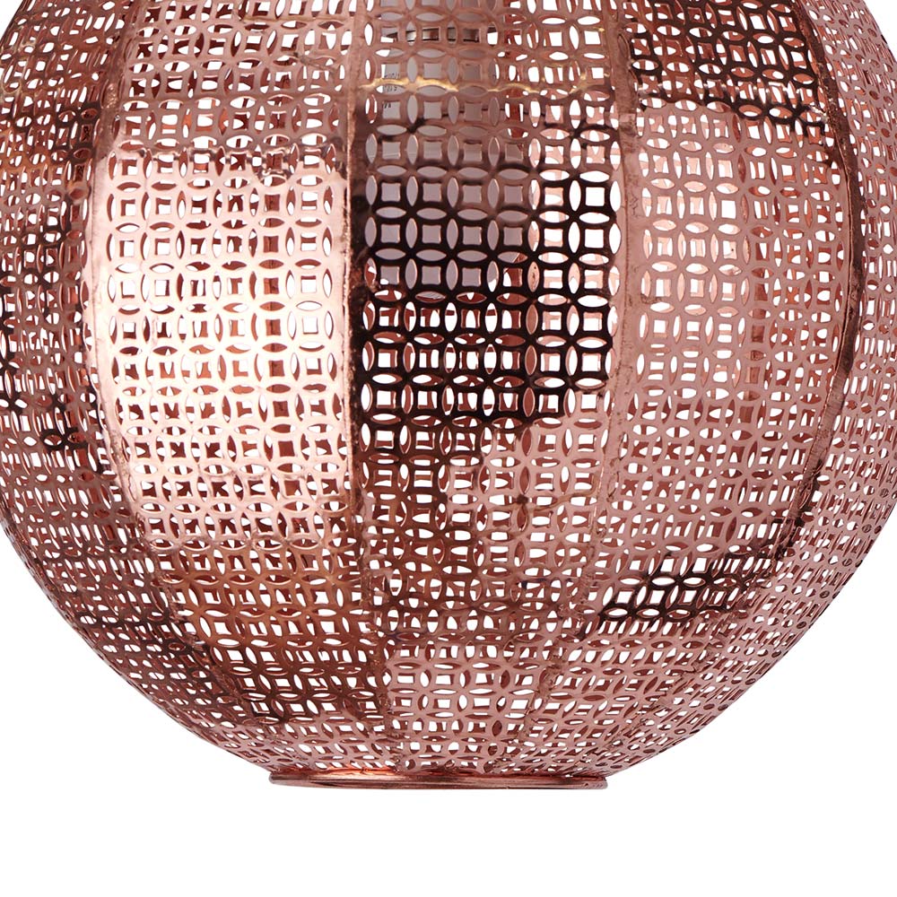 Wilko Copper Cadiz Ball Shade 28cm Image 6