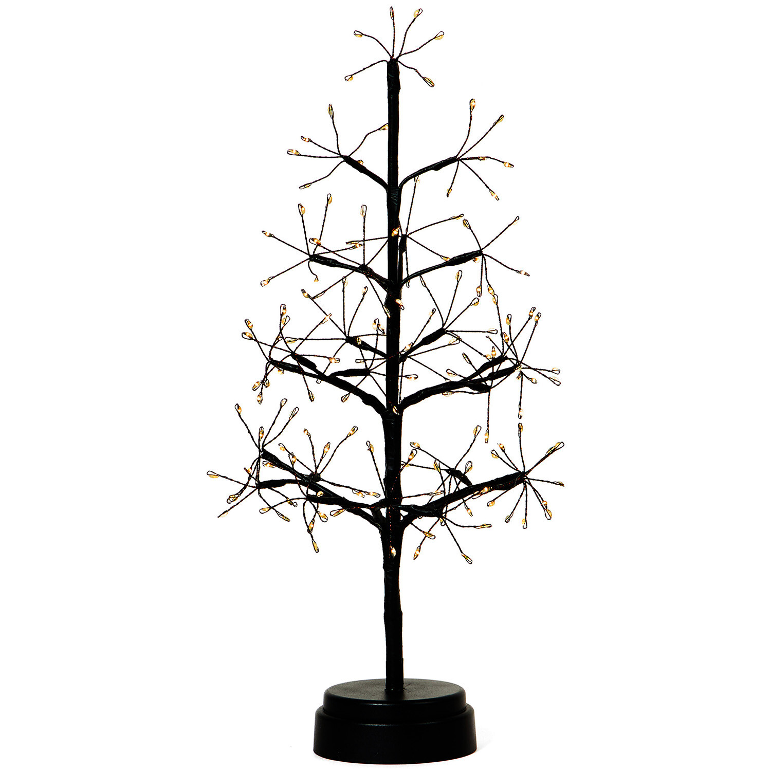 150 LED Warm White LED Tree - Black Image 4