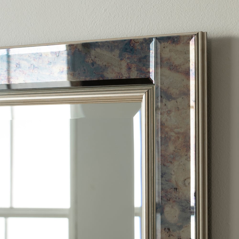 Yearn Gold Brass Anique Mottled Bevelled Mirror 105 x 75cm Image 3