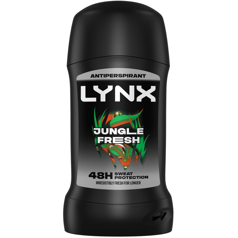 Lynx Jungle Fresh 48H Odour Protection Anti-Perspirant Deodorant Stick 50ml 3 Pack Image 2