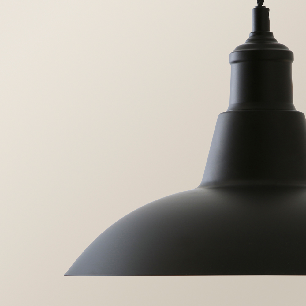 ValueLights Civic Matte Black 3 Drop Diner Bar Matte Black LED Ceiling Pendant Light Image 3