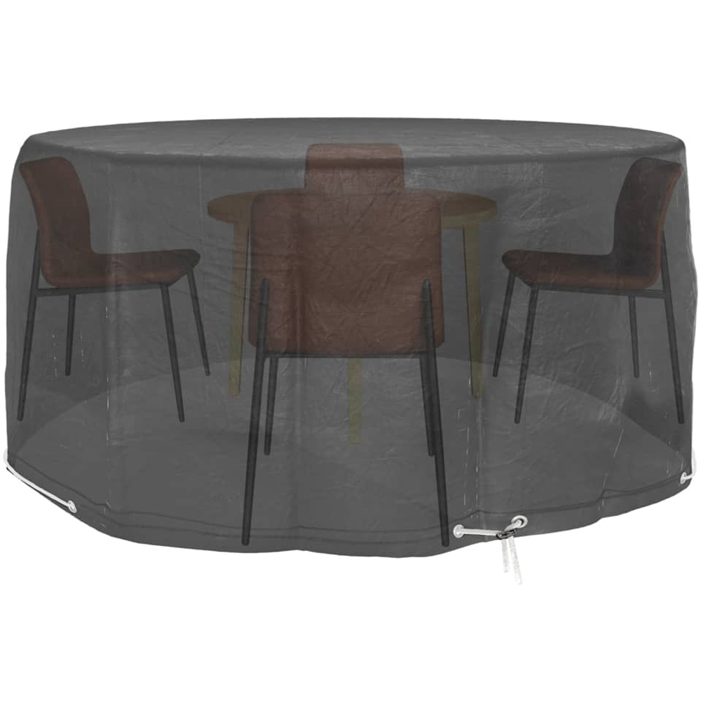 Walplus Round Garden Furniture Cover with 10 Eyelets 230 x 90cm Image 6