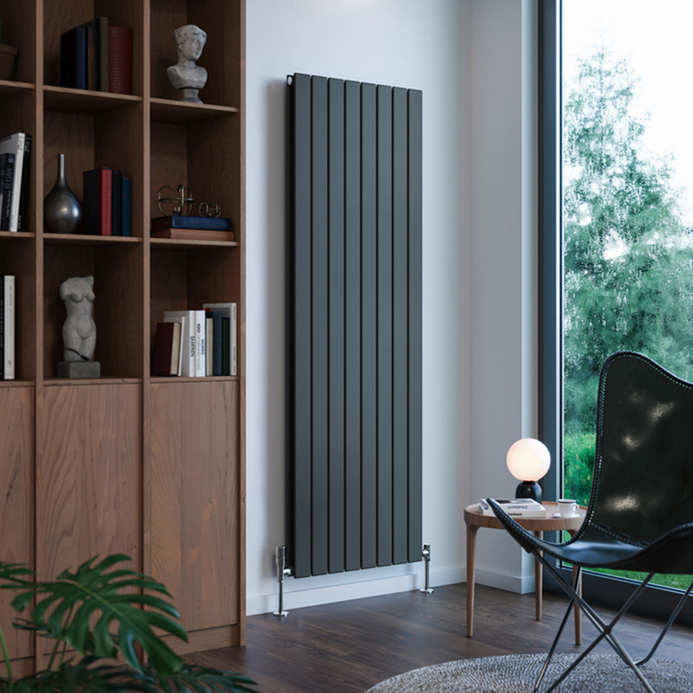 Terma Forte 5555 BTU Metallic Grey Double Panel Radiator 1800 x 588mm Image 2