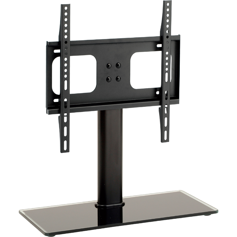 TTAP Tabletop Pedestal Height Adjustable Fixed TV and Monitor Stand Image 1