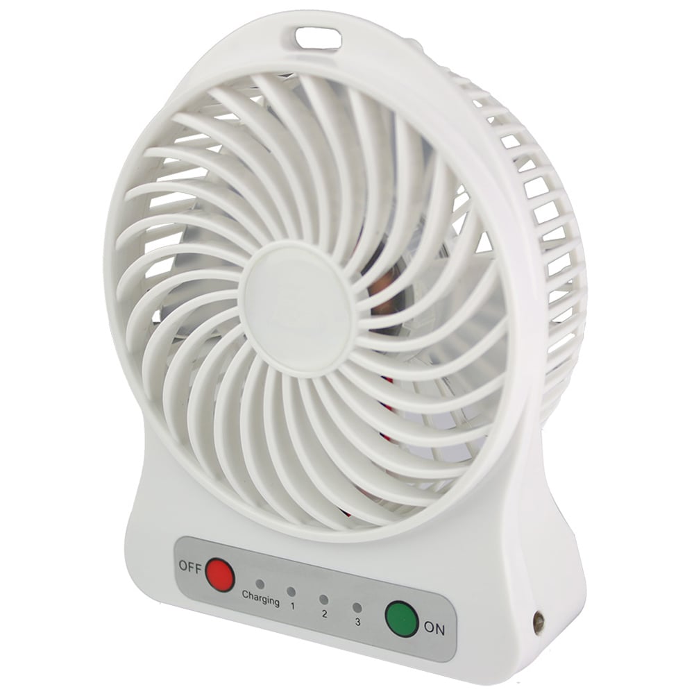 Lifemax USB Rechargeable Small but Mighty Fan Image 1