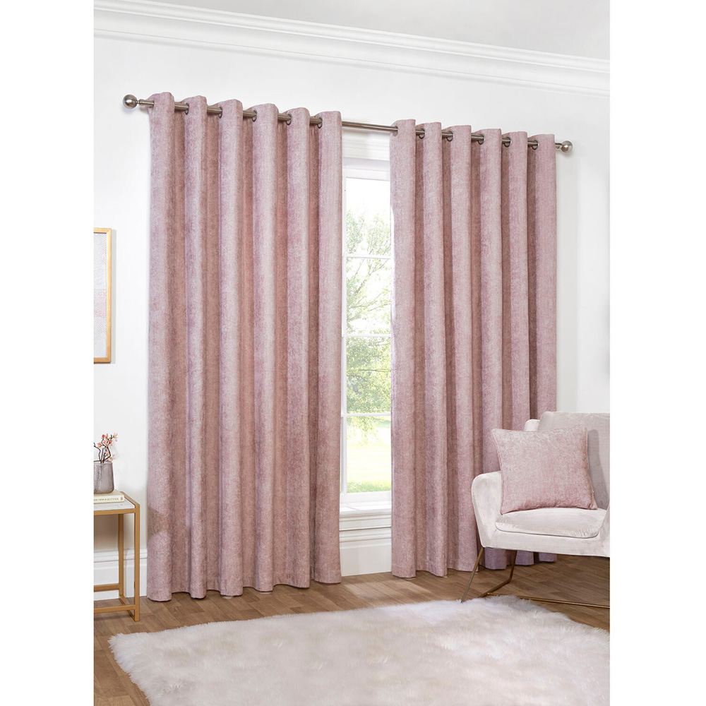 Alden Thermal Curtains - Dusty Pink / 137cm / 168cm Image 5