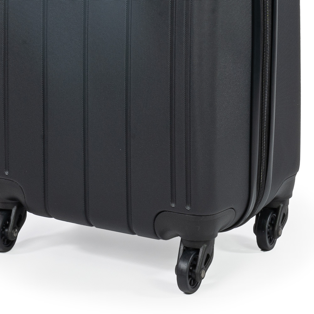 Pierre Cardin Small Black Lightweight Trolley Suitcase Image 3