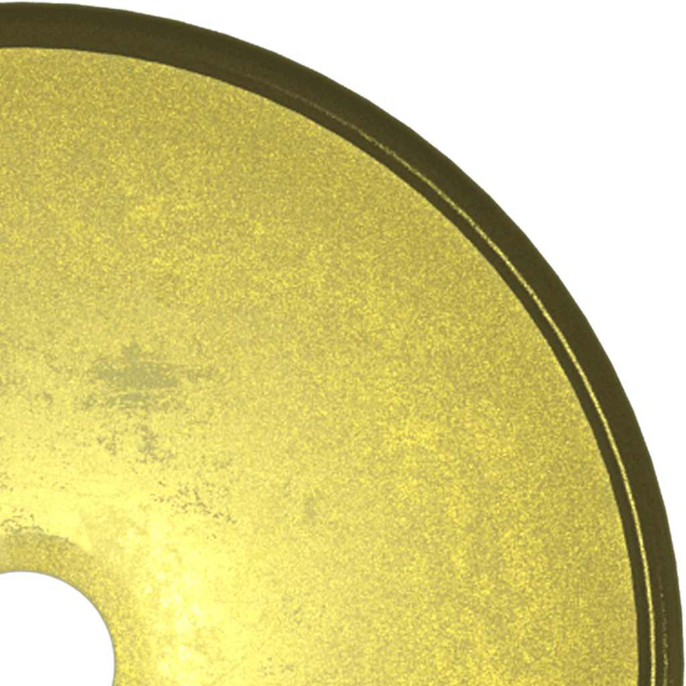 vidaXL Gold Tempered Glass Round Wash Basin 120 x 300mm Image 3